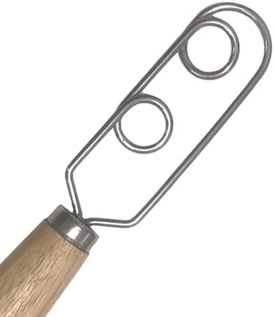 Sourdough Starter Stirring Hook and Dough Whisk | Small Size to Fit in Jars | Improve the Mixing Standard Of Your Starter For Better Baking Results | New England Sourdough Starter Co.