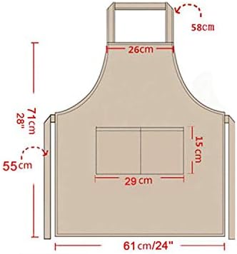 Total 6PCS Green Plain Color Bib Apron for Adult Women Unisex Durable Comfortable with 2 Front Pockets Washable Aprons for Chef Cooking Baking Kitchen Restaurant Crafting