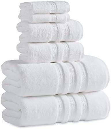 Member Mark 100% Cotton Hotel Premier Collection Luxury Bath Towel Bundle (Assorted Colors) (White, Bundle)