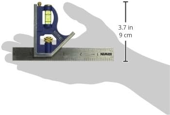 IRWIN Tools Combination Square, Metal-Body, 6-Inch (1794468), Blue