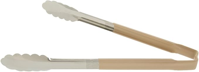 Vollrath 4781260 Kool-Touch Tan Handled 12" Utility Tong