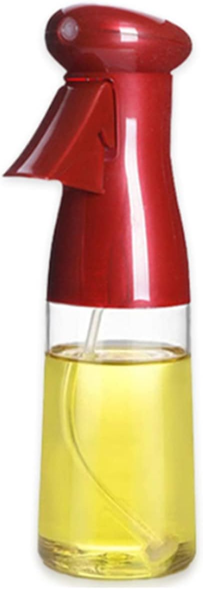 Oiler Bottle Oil Sprayer Barbeque Vinegar Dispenser Cooking Baking BBQ Roasting Oil Spray Bottle, Black Oil Dispenser Bottle for Kitchen(1pc red)