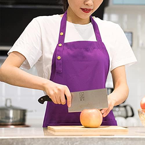 MORNITE Art Aprons for Painting Pottery Ceramics, Mens Women Kitchen Cooking Aprons Waterproof Green