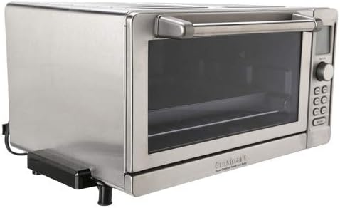 Cuisinart TOB-135N Deluxe Convection Toaster Oven Broiler, Brushed Stainless, Silver