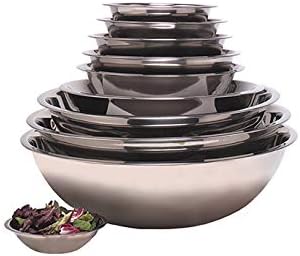 American Metalcraft 20 qt Stainless Steel Mixing Bowl,Silver