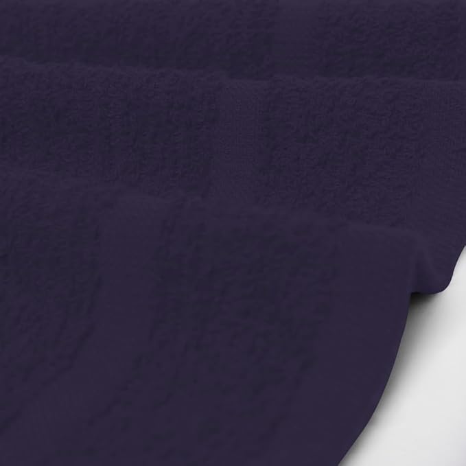 Avalon Towels Cotton Washcloths 24-Pack – 12 x 12 Inch Plum Super Soft & Absorbent Ring-Spun Cotton Wash Cloths for Face, Bath, Spa, Gym, Hotel & Cleaning