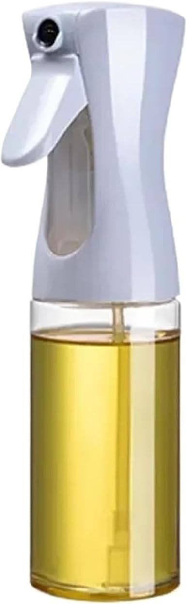 Oil Spray for Cooking Oil Dispenser Bottle Sprayer Mist Reusable Oil Vinegar Spray Bottle for Kitchen Use(1pc-200ml white)