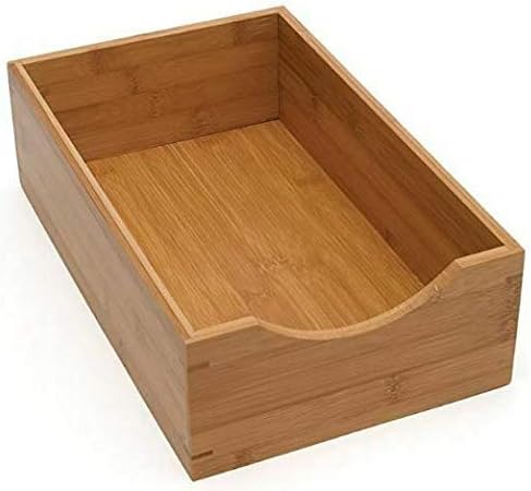 YBM HOME Pack of 12 Bamboo Drawer Organizer Storage Box for Spices and Kitchen Items, Lingerie, Small Tools, and Gadgets, 330