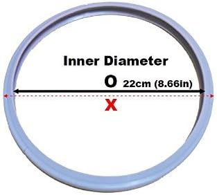 2-pack 9-inch Fagor Compatible Replacement Pressure Cooker Silicone Sealing Rubber Gasket by Puyong