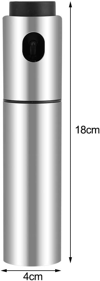 Olive Oil Sprayer, Olive Oil Spray Bottle for Cooking Stainless Steel Refillable Food- Oil Spray Bottle Vinegar Bottle Kitchen Olive Oil Jar for Cooking