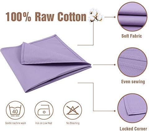 Cloth Napkins Set of 6, 18 x 18 Inches,Vibrant Spring Colors,100% Cotton Napkins for Dinner, Easter Table Decorations,Soft,Thick,Easy to Fold.(6 Colors)