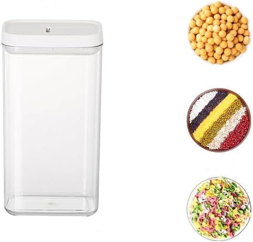 2PCS Airtight Food Storage Containers Set with Lids PP Free Plastic Dry Food Canisters for Kitchen Pantry Organization and Storage (1200ml/42.24oz)