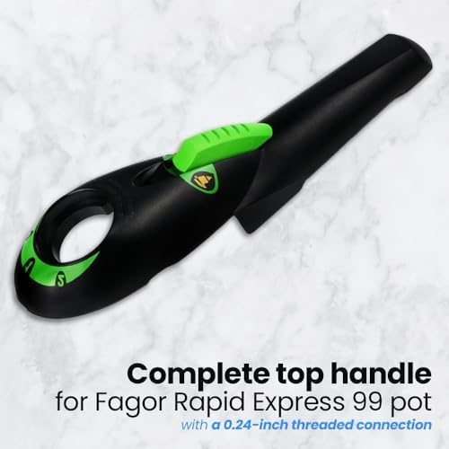 Anakel Home Replacement Handle Kit Compatible with Fagor Rapid Express 99 Pressure Cooker | Includes Pressure Regulator Valve, Screws and Lid (Thread size of the chimney: 0.23 in)