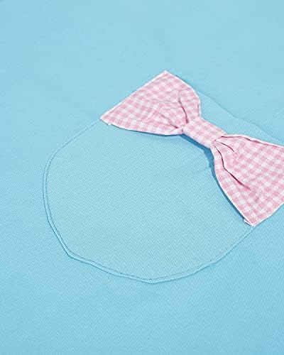 RosieLily Retro Aprons for Women with Pockets Vintage Apron Kitchen Apron for Cooking Baking Cute