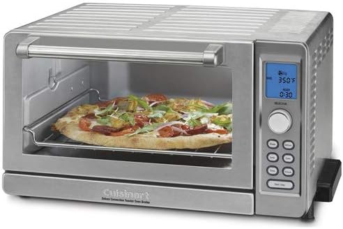 Cuisinart TOB-135N Deluxe Convection Toaster Oven Broiler, Brushed Stainless, Silver