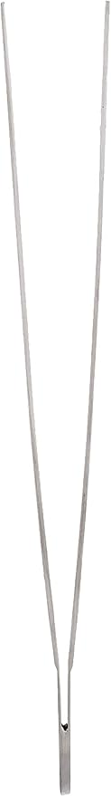 Mercer Culinary 18-8 Stainless Steel Precision Plus Chef Plating Tong, Straight,9-3/8 Inch