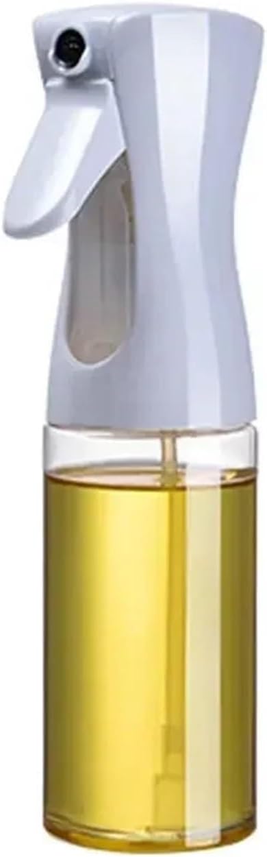 Oil Spray for Cooking – Oil Dispenser Bottle Sprayer, Reusable Food Grade Oil and Vinegar Spray Bottle, Kitchen Accessories(1pc-300ml white)