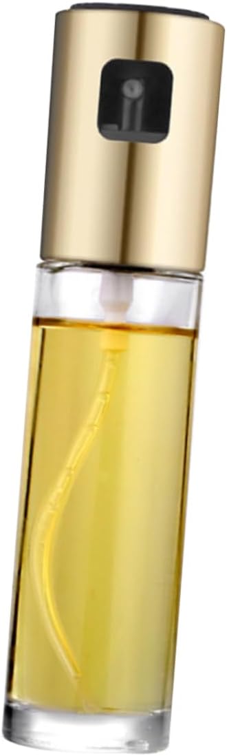 Cabilock Stainless Steel Oil and Vinegar Spray Bottle Refillable Misting Sprayer for Cooking Bbq and Baking Random Color for Even Distribution and Easy Cleaning