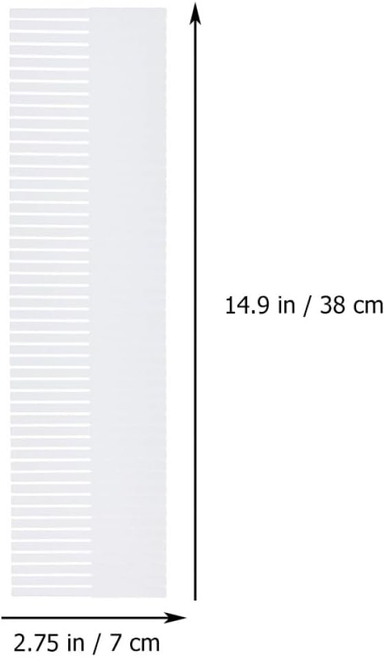 Ipetboom 10pcs Multipurpose Drawer Dividers White 38x7cm Plastic Closet Organizers for Underwear Socks Classification Home Storage Partition Boards