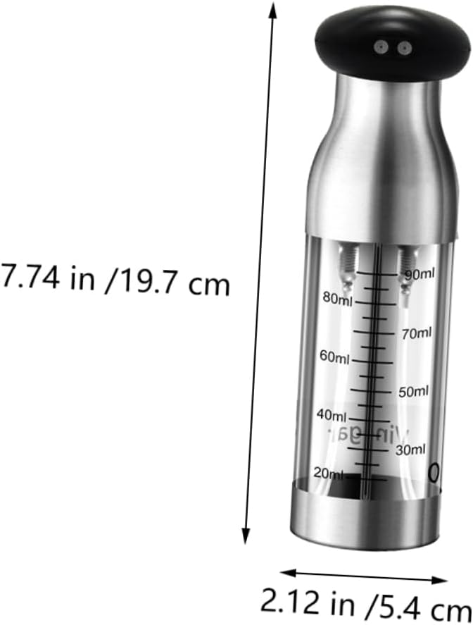 PRETYZOOM Oil Vinegar Sprayer Kitchen Oil Bottle Easy Pressure Dispenser for Cooking Bbq Baking