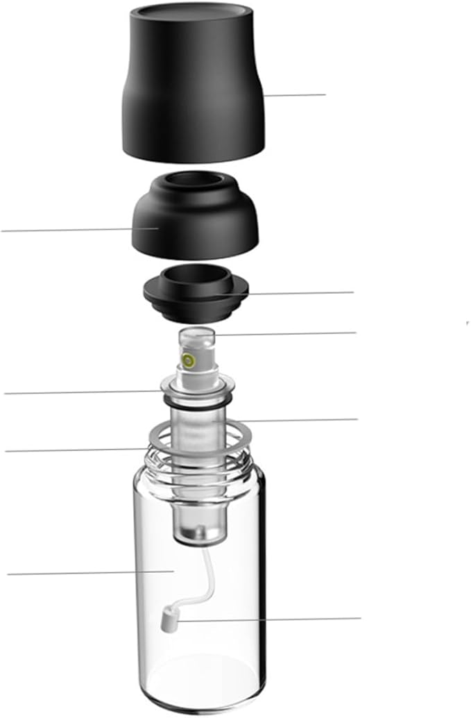 Luxshiny Cooking Oil Vinegar Sprayer Oil Bottle for Kitchen Glass Spraying Bottle for Cooking Bpa