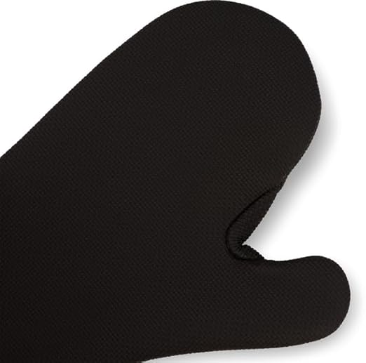 San Jamar Ultigrip Oven Mitt with Heat and Cold Protection for Cooking, Bakeries, Kitchens, And Restaurants, Neoprene, 17 Inches, Black, 1 Count