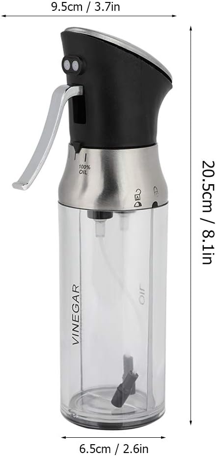 Food Grade pc Oil Bottle Oil Dispenser, Durable Spray Vinegar Oil Spray Dispenser, Widely Used for Kitchen Home