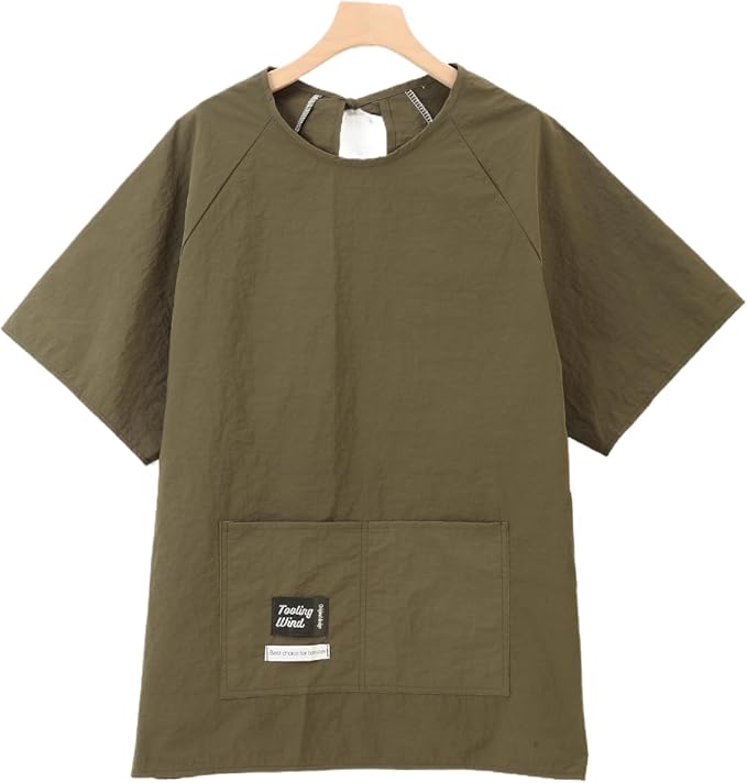 Chef Apron-Cross Back Apron for Men Women with Adjustable Straps and Large Pockets,Canvas