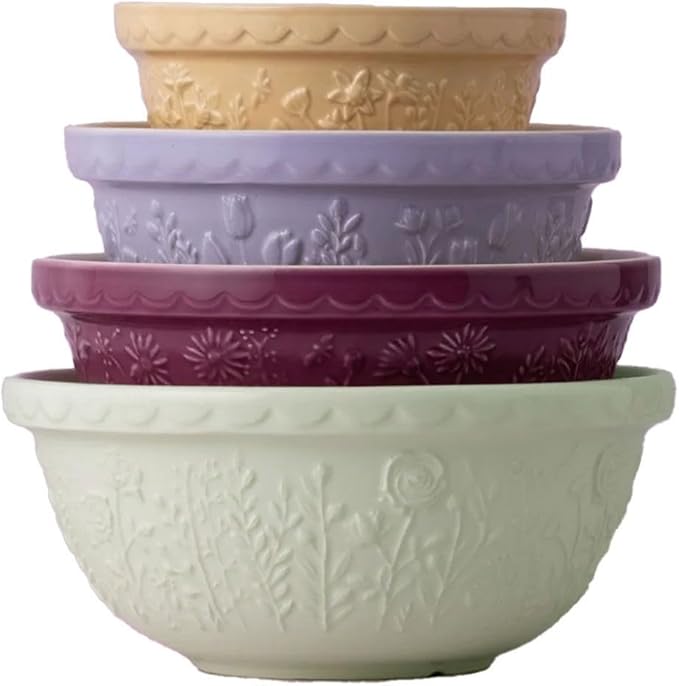 Mason Cash In The Meadow 4-Piece Mixing Bowl Set