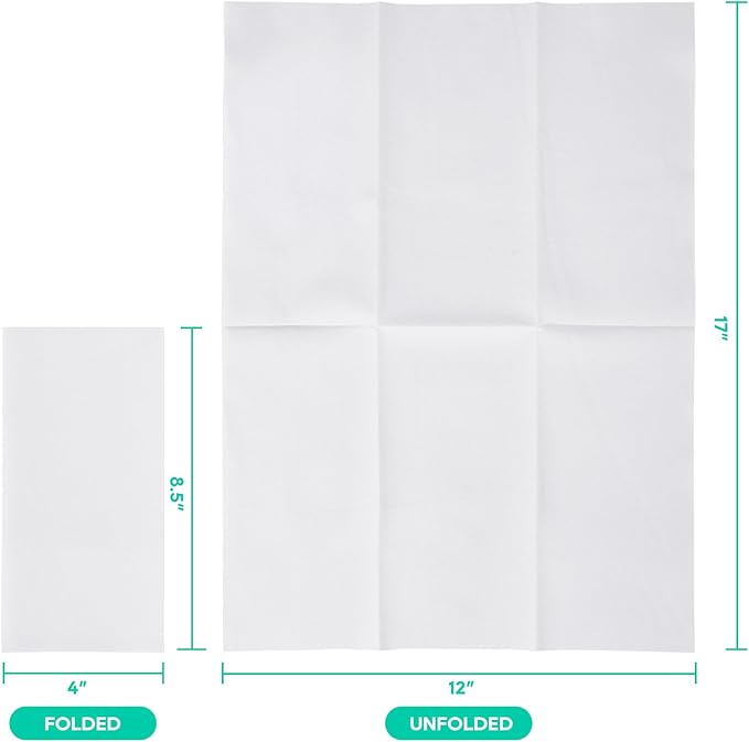 420PACK Disposable Hand Towels for Bathroom, Soft and Absorbent Paper Guest Towels Disposable Decorative Bathroom Hand Napkins for Kitchen, Parties, Weddings, Dinners