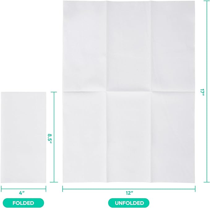 600PACK Disposable Hand Towels for Bathroom, Soft and Absorbent Paper Guest Towels Disposable Decorative Bathroom Hand Napkins for Kitchen, Parties, Weddings, Dinners