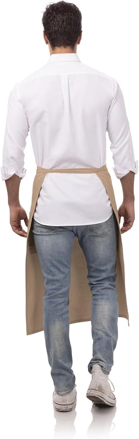 Chef Works Unisex Two Pocket Bistro Apron