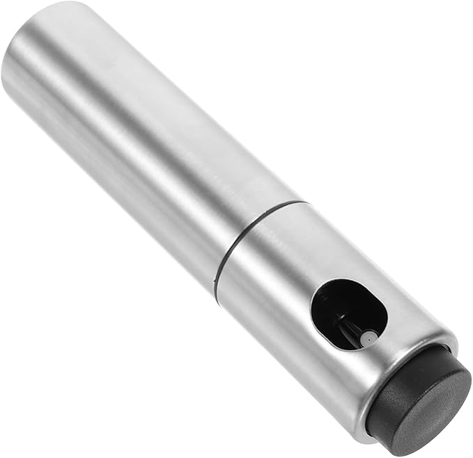 Zerodeko 1pc Stainless Steel Oil Sprayer for Cooking Bbq and Outdoor Activities Portable and Lightweight Multi-purpose Oil Bottle for Vinegar and More