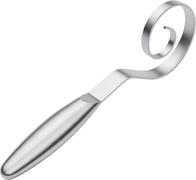Maxjoy Danish Dough Whisk Stainless Steel Hook for Bread Sourdough Mixing