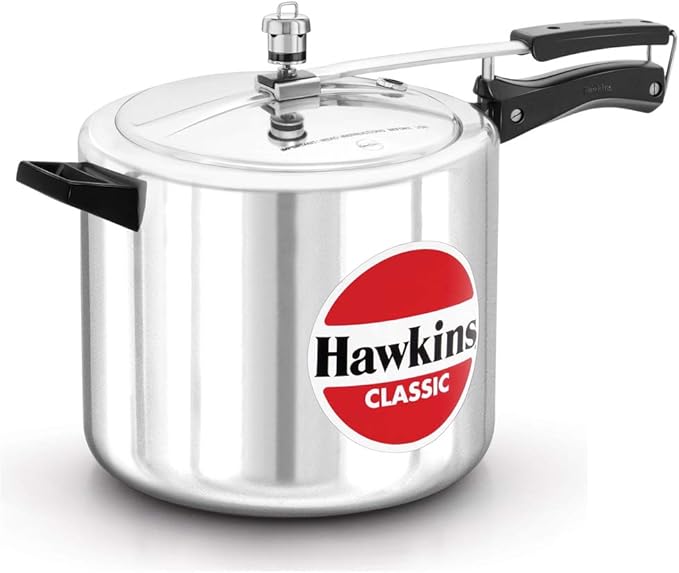 Hawkins Classic Aluminum 10.0 Litre Pressure Cooker