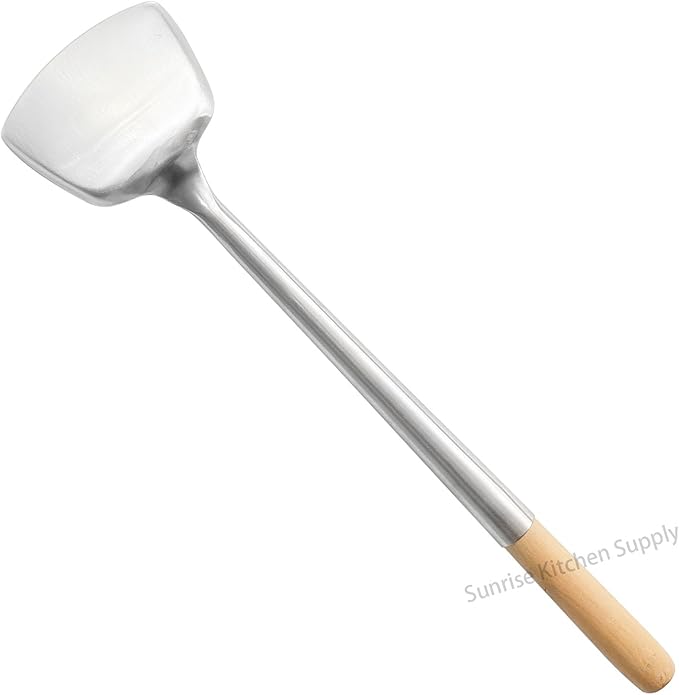 Sunrise Kitchen Supply Commercial Grade Wok Spatula (Shovel 15.50" (#3))