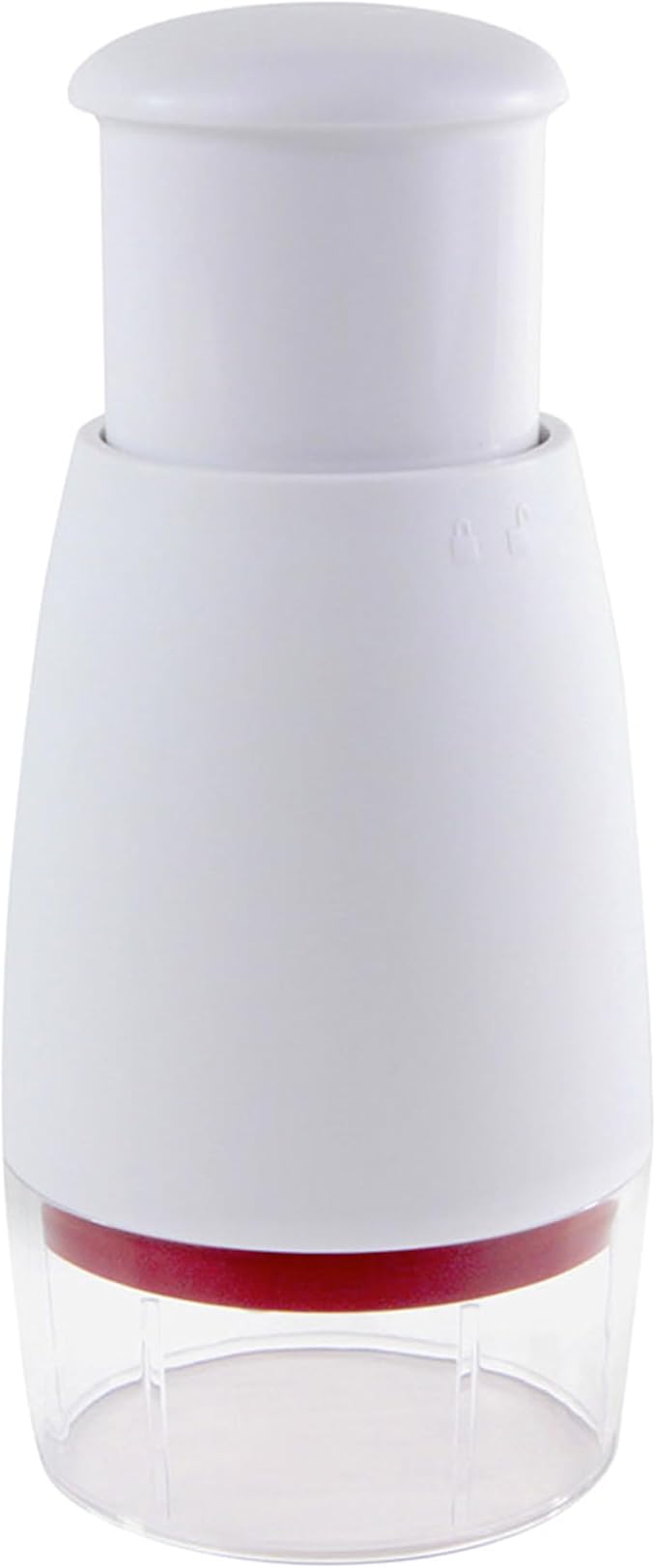Zyliss Zick Zick Classic Food Chopper - Manual Food Chopper - Onion, Tomato & Vegetable Cutter - Stainless Steel & Dishwasher Safe Food Dicer - White, 9"- Zick Zick 2.0
