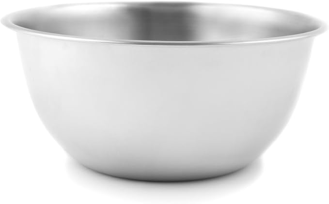 Fox Run Brands 2.75-Quart Stainless Steel Mixing Bowl, 9 x 9 x 4 inches, Metallic