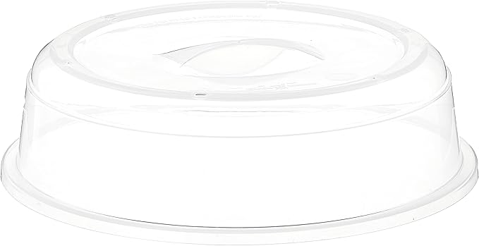 Nordic Ware BPA-free and Melamine Free Plastic Splatter Microwave Cover, 10-Inch (Set of 2), Clear