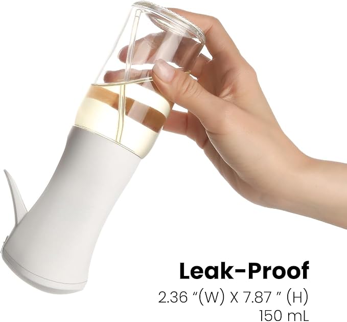 Mistifi oil spray Premium 150ml Glass. Fine Mist Spray Bottle for Air Fryer, Olive Oil, Healthy Nonstick Frying, Commercial & Home Kitchen Use (150ml Glass bottle 886)