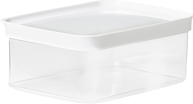 Emsa N11422 Optima Dry Storage Container, 2 Litres, Rectangular, 100% Safe, Hygienic, Safe and Space-Efficient, Fresh Seal, BPA-Free, Transparent Design, 2.0 L