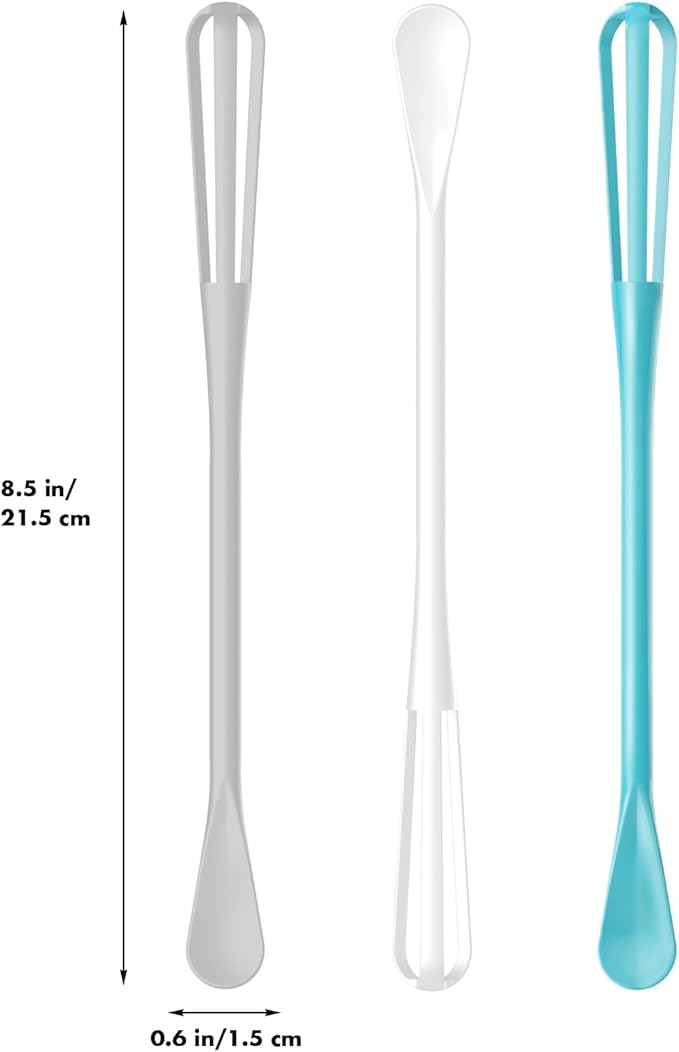 OYV Scandinavian Modern Colors Mini Whisk Set, 8.5 in Mini Whisks for Cooking, 3 Pieces Small Wisk For Whisking, Beating, Blending Ingredients, Mixing Sauces, BPA Free Tiny Whisk