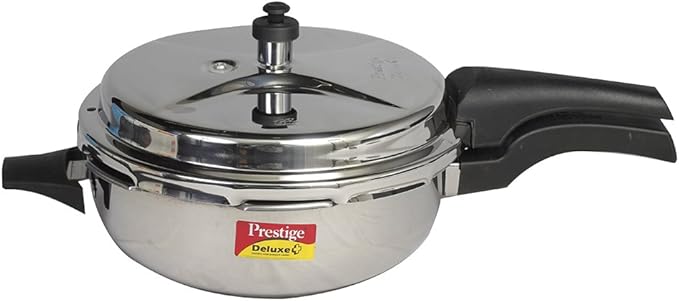 Prestige Deluxe Stainless Steel Senior Pressure Pan, 4 Liters