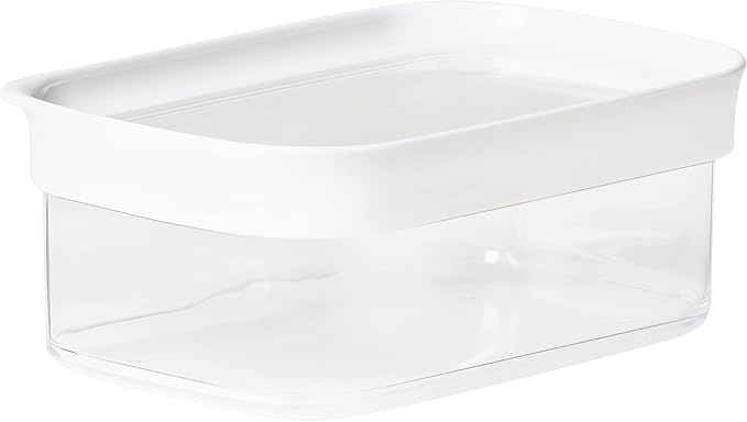 Emsa N11416 Optima Dry Storage Container 0.45 Litres Rectangular 100% Safe, Hygienic, Safe and Space-Efficient, Fresh Seal, BPA-Free, Transparent Design