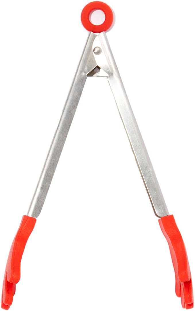 Kitchen Innovations J130DISP 7" Silicone Handy Tong