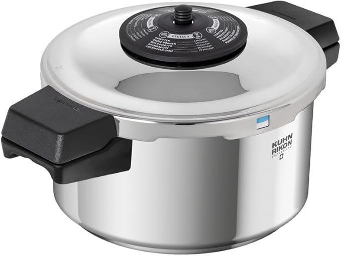 Kuhn Rikon Duromatic Classic NEO 3.5 L Side-Handle Pressure Cooker – Swiss-Made, Ultra-Fast & Energy-Efficient, Thick Super-Thermic Base, Safe & Durable