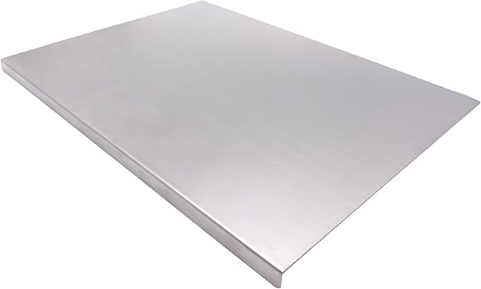 BILLAMB Stainless Steel Cutting Boards for The Kitchen, Suitable for Meat, Fruits, Vegetables, Bread, and Baking Large-sized Cutting Boards (60 x 40cm/23.6 x 15.7 in)