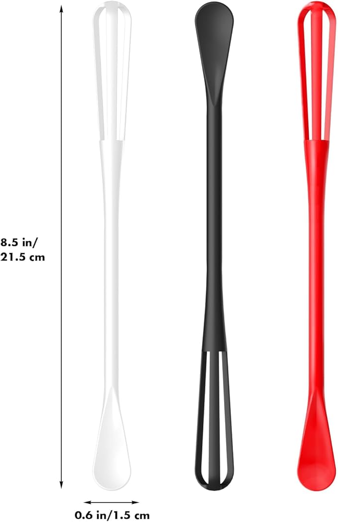 OYV Timeless Kitchen Colors Mini Whisk Set, 8.5 in Mini Whisks for Cooking, 3 Pieces Small Wisk For Whisking, Beating, Blending Ingredients, Mixing Sauces, BPA Free Tiny Whisk