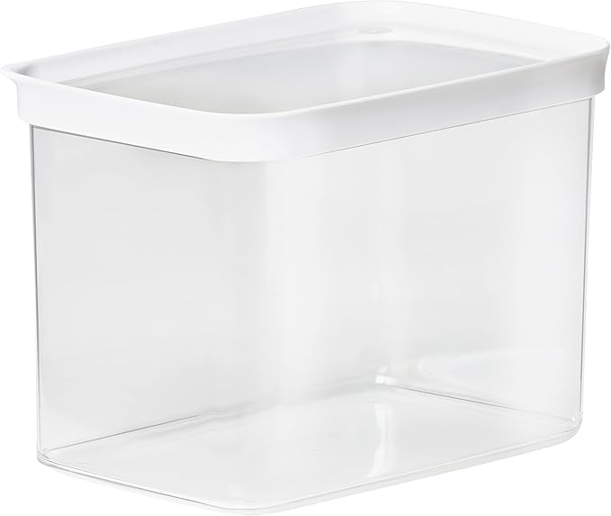 Emsa N11425 Optima Dry Storage Container 4.4 Litres Rectangular 100% Safe, Hygienic, Safe and Space-Efficient, Fresh Seal, BPA-Free, Transparent Design