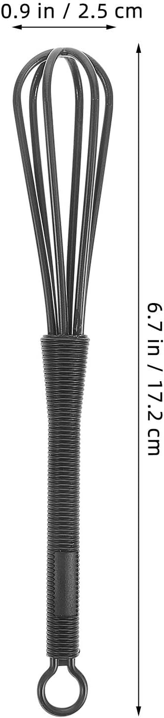 Ipetboom Small Plastic Whisks: 5pcs Mini Whisk for Hair Dye Color Mixing Hairdressing - 6.76X0.98in Versatile Kitchen Utensil Egg Beater for Blending Stirring Cooking Baking Versatile Tools